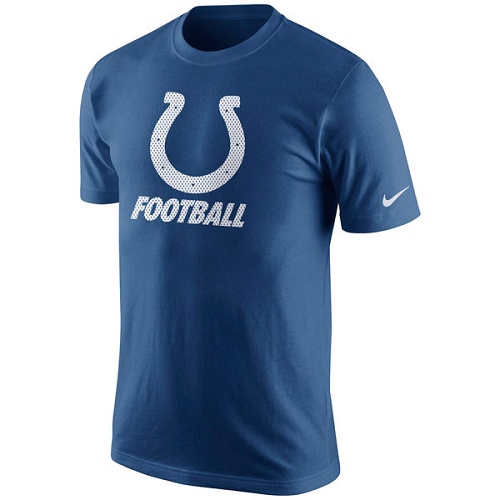 NFL Indianapolis Colts Nike Facility T-Shirt - Royal Blue